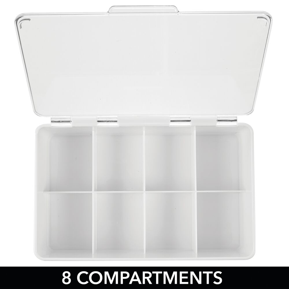 Bandeja Organizadora Empilhável Branco - 24Cm X 20,8Cm