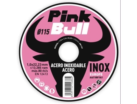 Lâmina de Corte Extrafina em Aço Inoxidável Pink Bull 115 Mm Pb1151 MUSSOL