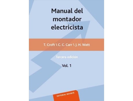 Livro Manual Del Montador Electricista. Vol. 1 . de Terrel Croft (Inglês)