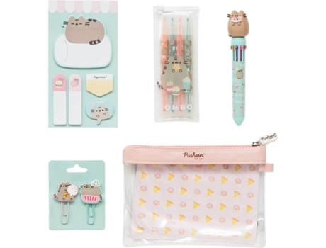 Conjunto Escolar PUSHEEN Foodie 2022 C/ 5 Peças