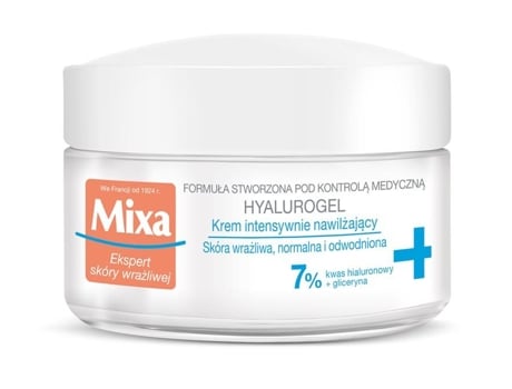 MIXA Especialista pele sensível Hyalurogel intensamente creme hidratante 50ml