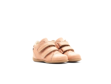 Sapato Velcro Bo-Bell Pele Snorks Vl Rosa