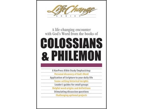 Livro lc colossians & philemon (11 lessons) de press nav (inglês)