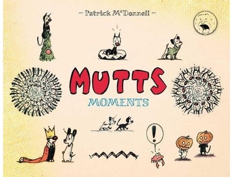 Livro mutts moments de patrick mcdonnell (inglês)