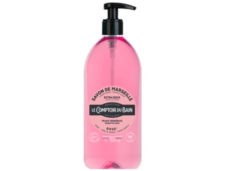 Sabonete Tradicional de Marselha com Rosa 1 L LE COMPTOIR DU BAIN