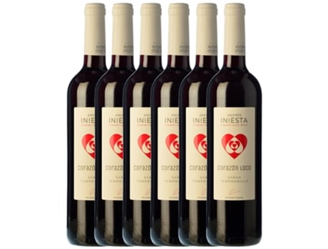 Vinho INIESTA Iniesta Corazón Loco Vino De La Tierra De Castilla Joven (0.75 L - 6 unidades)