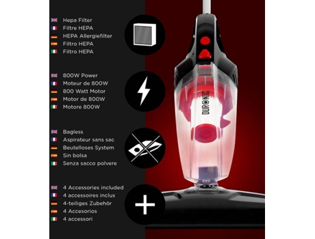 Duronic VC8/BK Aspiradora Vertical 2 en 1 800W