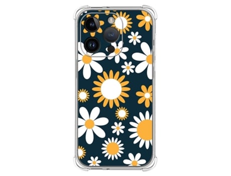 Capa para iPhone 14 Pro (6.1) TUMUNDOSMARTPHONE Desenhos Anti Golpes Flores 08 Multicor