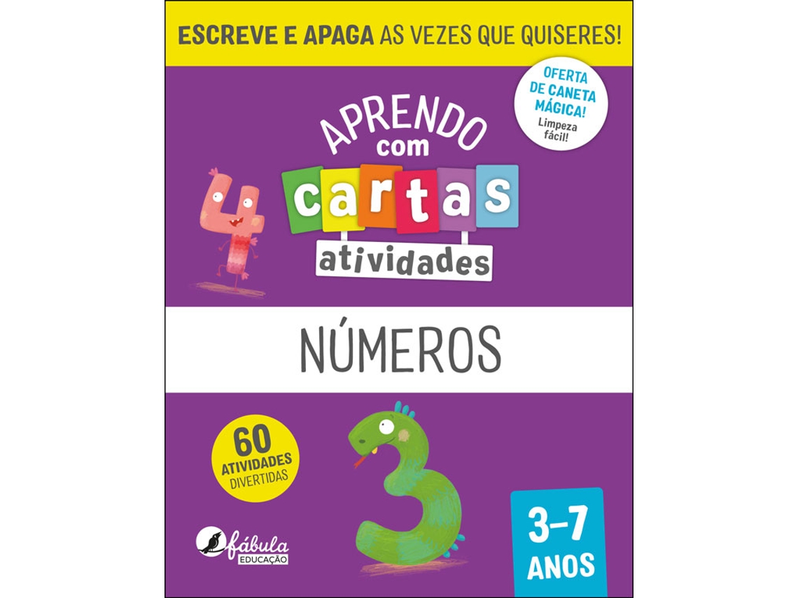 Aprendo com Cartas: Números 3-7 Anos - Penguin Livros