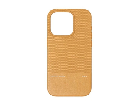 Capa para iPhone 15 Pro NATIVE UNION Acrílico Amarelo .