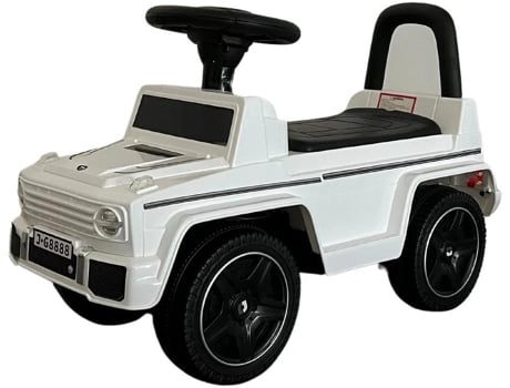 Carro Andador Para Bebé com Reprodutor MP3 Jeep (Branco)