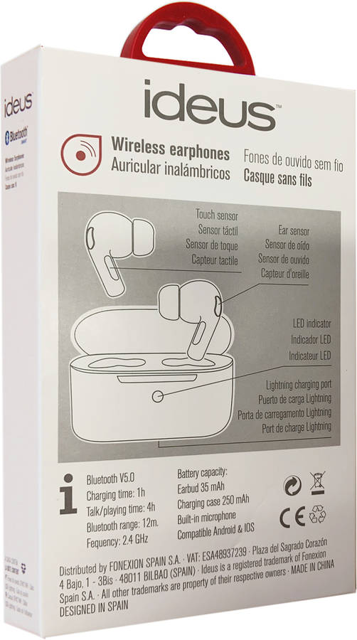 Auriculares Bluetooth True Wireless IDEUS Sfw30Pro In Ear