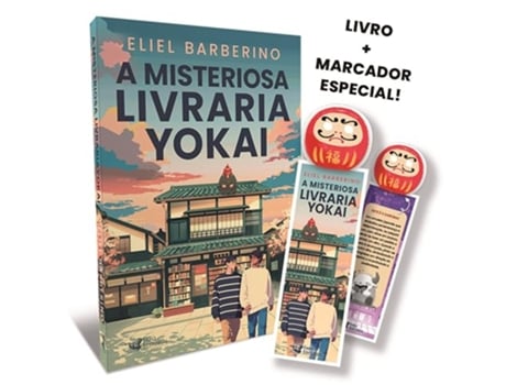 Livro A Misteriosa Livraria Yokai de Eliel Barberino (Português)