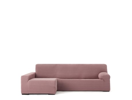 Capa para Sofá Chaise Longue Esquerda Bielástica EYSA (360 x 180 x 120 - Algodão - Rosa)