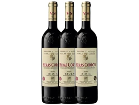 Vinho HERAS CORDÓN Heras Cordón Vendimia Seleccionada Rioja Crianza (0.75 L - 3 unidades)