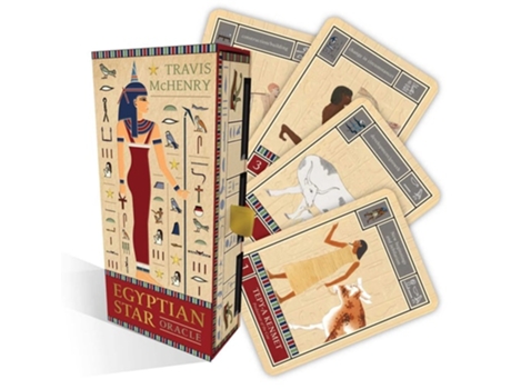 Livro Egyptian Star Oracle de Travis McHenry (Inglês)