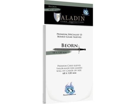 Capas PALADIN Paladin Sleeves Beorn Premium Specialist D 68X120Mm