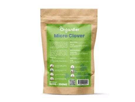 Microclover Lawn - Semente pura de trevo (500 g para 250 m2) - ORGANIFER