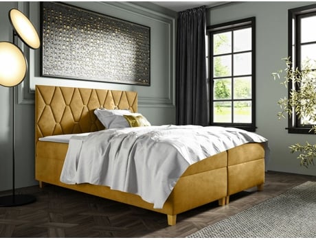 Cama com Estrado Continental Baltimore MOVEIS.PT (208x180x110 cm)