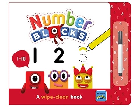 Livro Numberblocks 110 A WipeClean Book de Sweet Cherry Publishing (Inglês - Capa Dura)