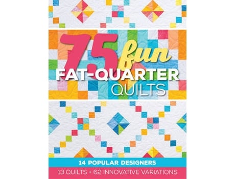 Livro 75 fun fat-quarter quilts de roxane cerda (inglês)