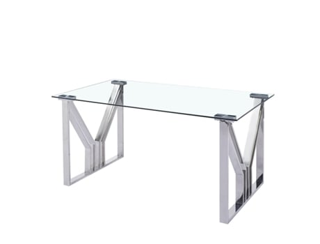 Mesa de Jantar Dkd Home Decor Cristal Aço (180 X .