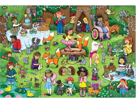 Puzzle 2D  Woodland Party