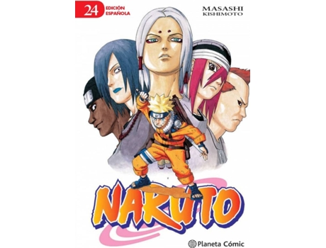 Livro Naruto Nº 24/72 de Masashi Kishimoto (Espanhol)