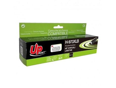 Cartucho de Tinta Hp L0S07Ae Compatível com UPRINT H-973Xlb Bk Preto Jato de Tinta