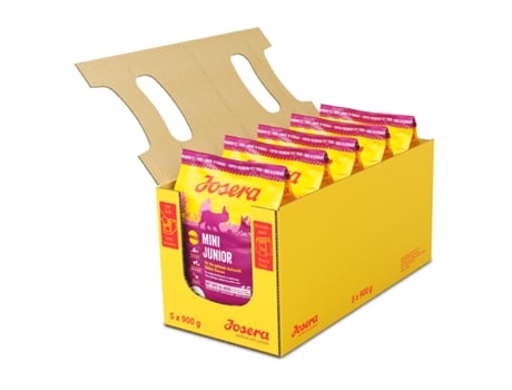 Josera Pack saquetas de ração para cão MiniJunior, JOSERA, 5x900 g