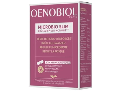 Microbe Slim Queimador Multi-Ação 60 Cápsulas Vegetais OENOBIOL