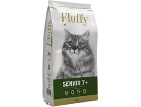 Ração para Gatos FLUFFY (2 Kg - Seca - Adulto - Sabor: Aves + Salmão)