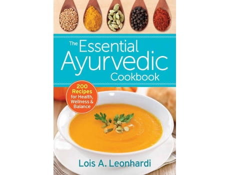 Livro essential ayurvedic cookbook de lois leonhardi (inglês)