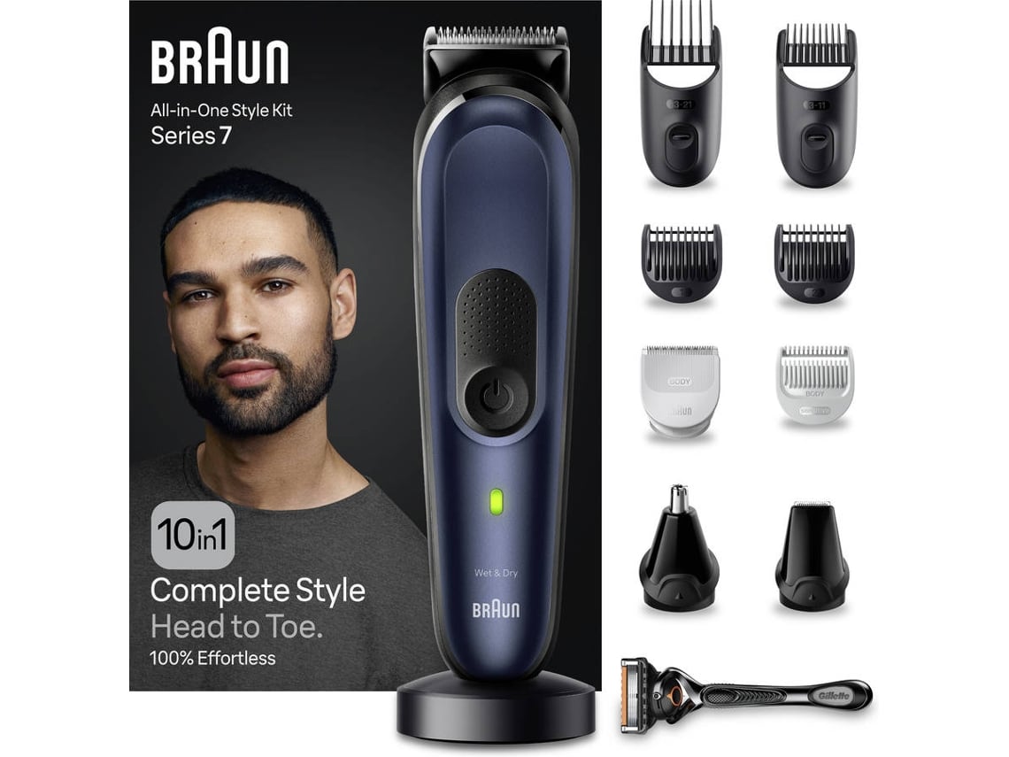 Aparador de Cabelo-Máquina de Barbear Braun King C Gillette (Recondicionado  A)