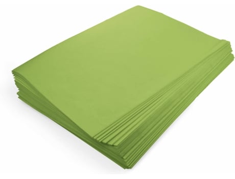 Papel Seda WEROLA (Verde Alface - 50 x 70 cm 520 Unidades)