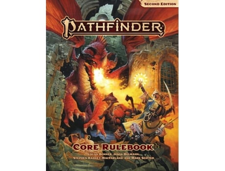 Livro pathfinder core rulebook (p2) de jason bulmahn,logan bonner,stephen radney-macfarland,mark seifter (inglês)