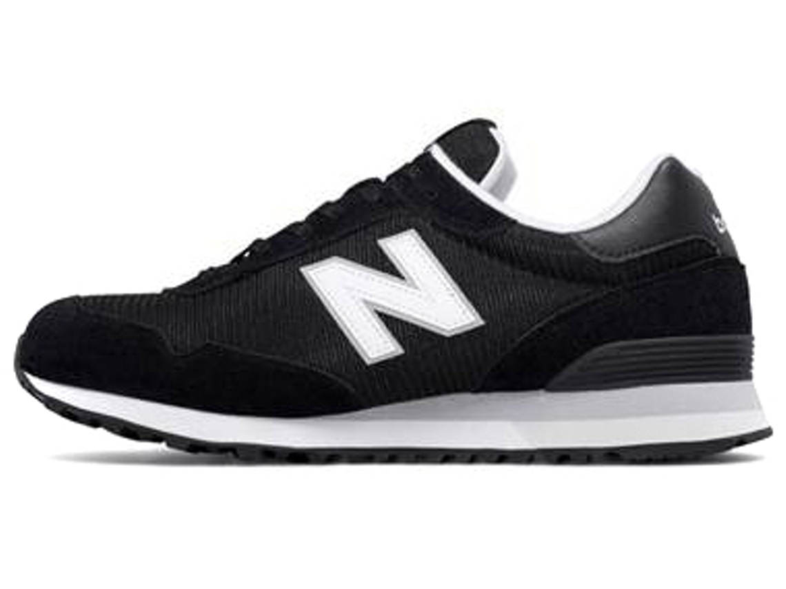 New balance sales preto de couro