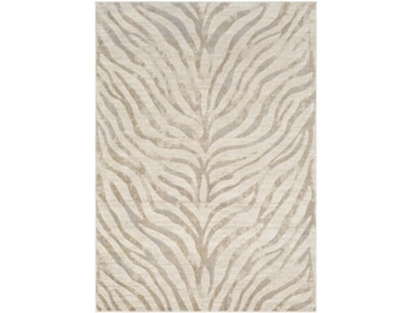 Tapete - Sala e Quarto - Zebra Resumo - ARTEMIS - 200x274cm - Cinza claro e Bege