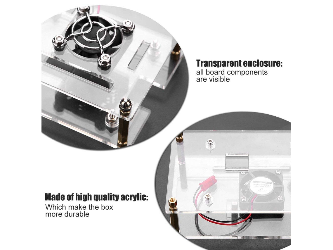 Invólucro De Acrílico Para Raspberry Pi Caixa De Proteção Em Acrílico ...