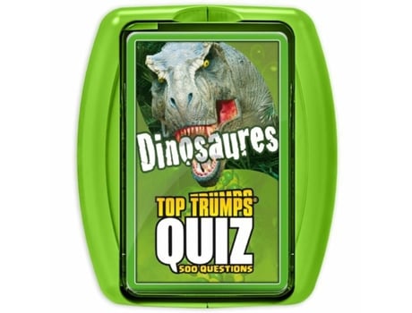 Jogo de Perguntas e Respostas TOP TRUMPS QUIZ Dinosaures