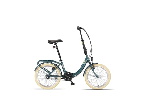 Bicicleta Dobrável PACTO Nine Verde 3 Marchas Shimano Nexus Freios de Aro