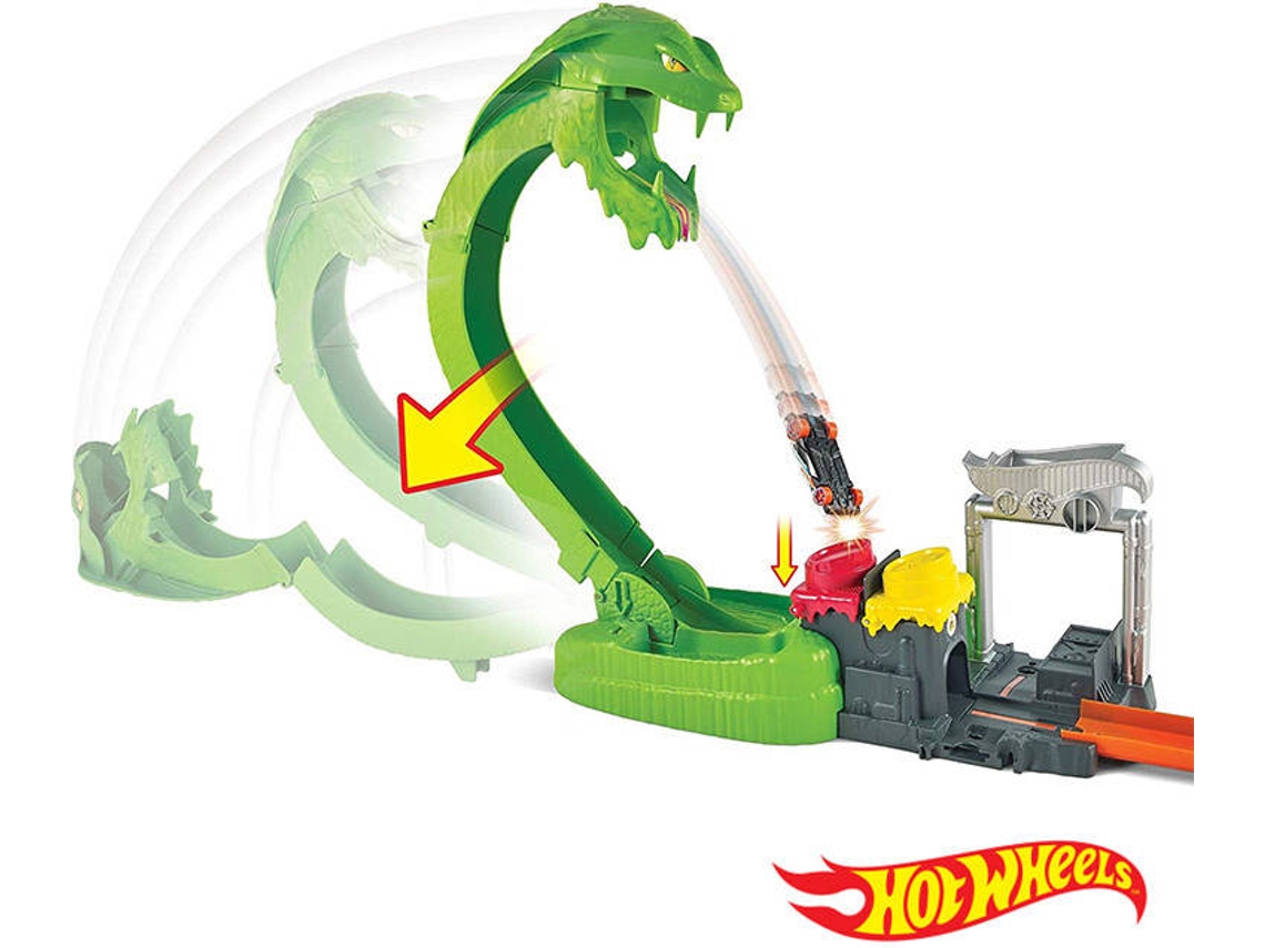 Hot Wheels Mattel Pista Caverna da Cobra - BLR01 em Promoção na
