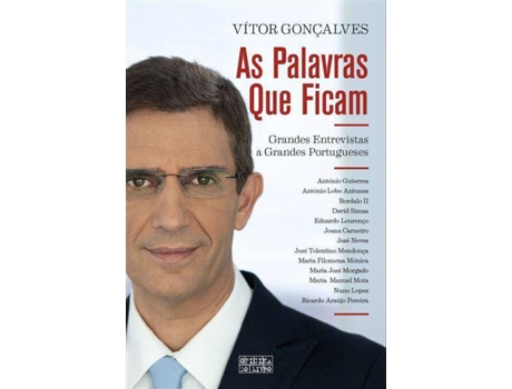 Livro As Palavras que Ficam de Vítor Gonçalves (Português)