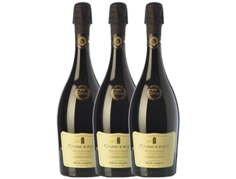 Vinho MEDICI ERMETE Medici Ermete Lambrusco Concerto Lambrusco Salamino Reggiano (0.75 L - 3 unidades)