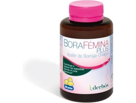 Suplemento Alimentar DERBÓS Borafemina Plus (200 pérolas)