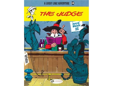 Livro lucky luke 24 - the judge de morris (inglês)