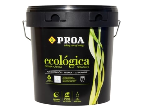 Tinta Ecológica para Interiores PROA Preto 15L