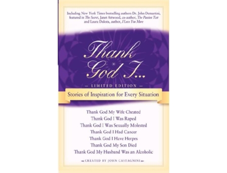 Livro Thank God I Stories of Inspiration for Every Situation de John Castagnini (Inglês)