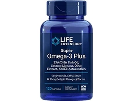 Suplemento Alimentar LIFE EXTENSION Super Omega- W / Krill (120 pérolas)