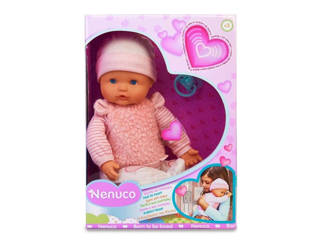 Comprar Nenuco Boneco bebé 5 funções rosa de Famosa